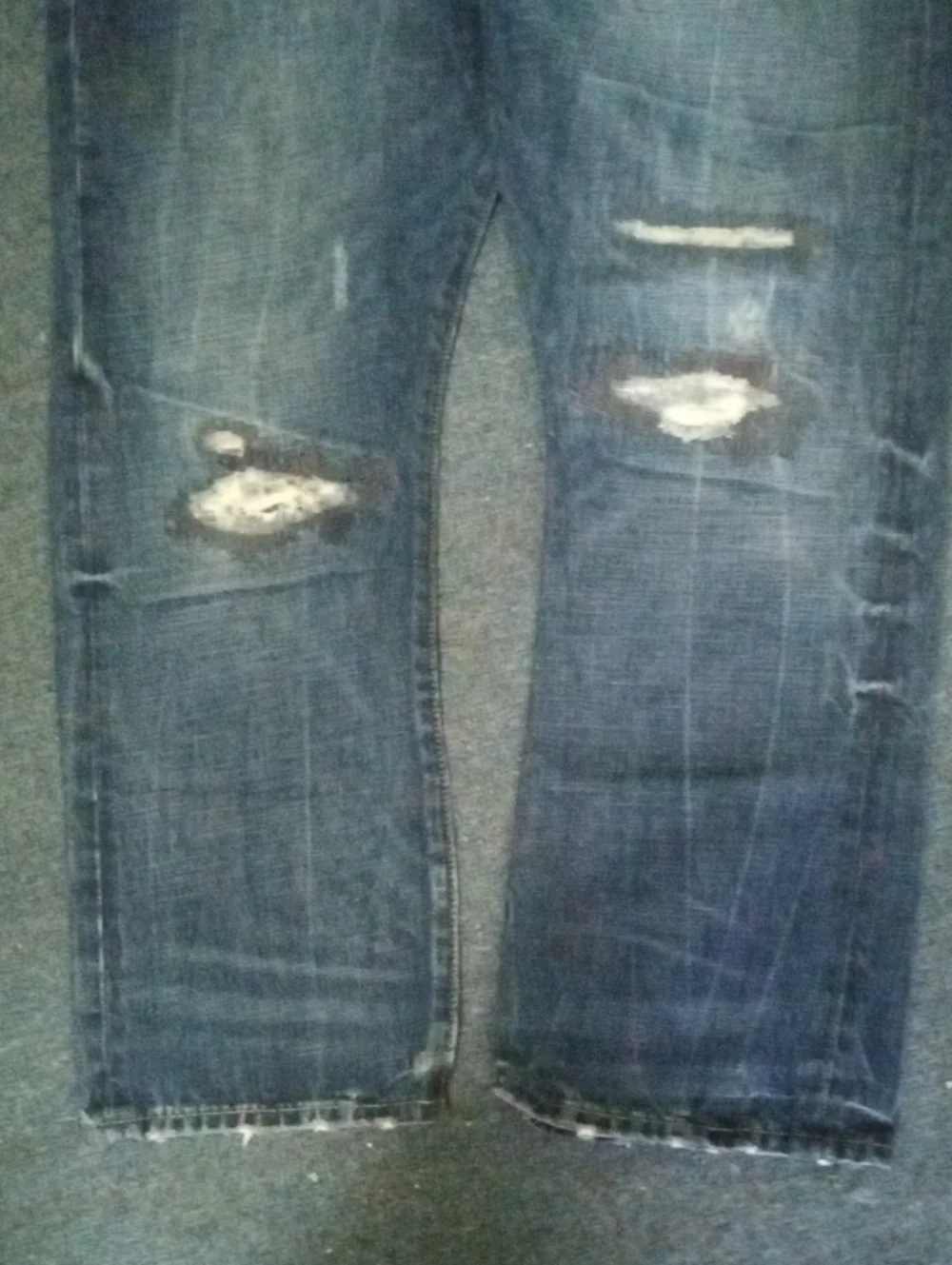 Polo By Ralph Lauren 40x30 Dark Wash Distressed Jeans Nwot Prestine Con🔥🔥🔥🔥